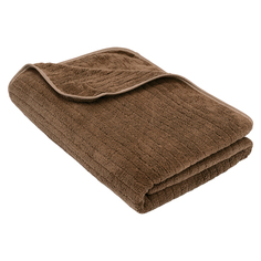 Банное полотенце Bravo Каскад L 70х140 микрофибра коричневый, для ванной, бани, спорта