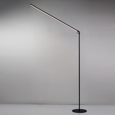 Торшер светодиодный NEWLAMP Lettore Lampa чёрный LED диммируемый с пультом ДУ