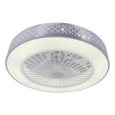 Потолочная светодиодная люстра-вентилятор TopLight Verity TL1207X-72WH