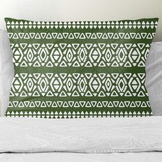 Подушка декоративная Zaberite, Марокканские узоры, велюр , Зеленые кружева , 30х50