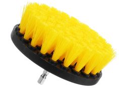 Щетка для химчистки средней жесткости ArcticLime Medium yellow brush, шестигранник 100мм No Brand