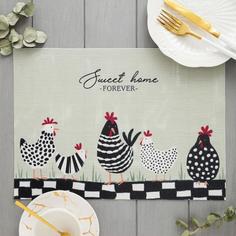 Салфетка на стол Sweet home ПВХ, 40х29 Доляна