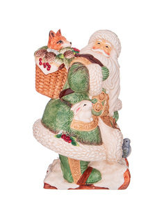 Фигурка декоративная Lefard Дед Мороз керамическая 19x18x31 см 59-719