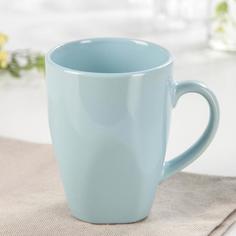 Кружка Доляна керамическая "Пастель", 280 мл, голубой