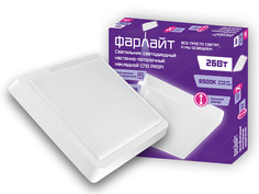 Светильник светодиодный настенно-потолочный Фарлайт накладной СПО PROFI 26 Вт 6500К