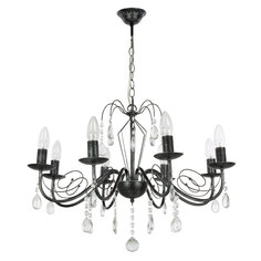 Люстра подвесная De City светильник с хрусталем E14 Лада 442011208