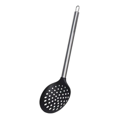 Шумовка OKitchen Inox 35 см черно-серая