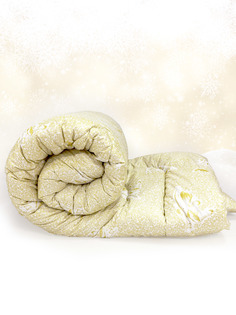 Зимнее одеяло Мир-текстиль "Лебяжий пух"двуспальное теплое