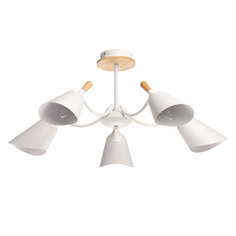 Люстра потолочная De City светильник белый E14 Дэла 635014805