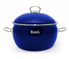 Кастрюля эмалированная Rashel Premium 2.2 л синяя R1116