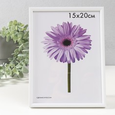 Фоторамка пластик Lida 15х20 см белый No Brand