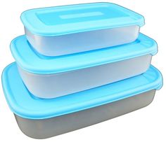 Набор пищевых контейнеров Valexa, большой 2.8 мл, средний 1.8 мл, малый 0.8 мл.