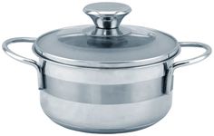 Кастрюля KL-4241 Kelli 0,7л нерж.ст. инд. с крыш. матовый No Brand