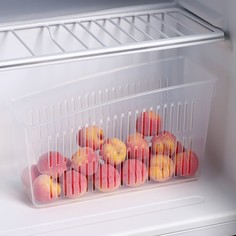 Контейнер для холодильника, 24,5x9,5x14 см, цвет прозрачный No Brand