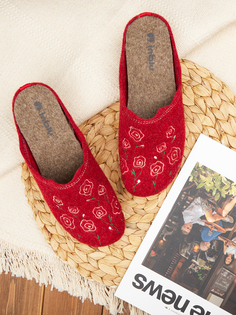 Тапочки женские Inblu GF-2H красные 37 RU