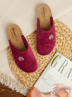 Тапочки женские Inblu CT000022 бордовые 37 RU