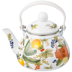 Чайник для плиты эмалированная сталь Agness Fruit Basket 1,3л 934-585