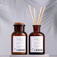 Набор подарочный: Аромадиффузор 120 мл свеча ароматическая 120 гр фр.можжевельник. лаванда No Brand