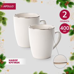 Набор из 2х керамических кружек APOLLO LUN-400-2 400мл