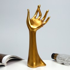 Подставка для украшений "Рука" 9,5 х 7 х 24, цвет золото Queen Fair