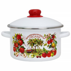 Кастрюля Эмаль Магнитогорск 3,0л 01-Б1612/4М Organic
