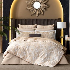 Комплект постельного белья Togas Хаммани Евро сатин 50 x 70 см белый золото