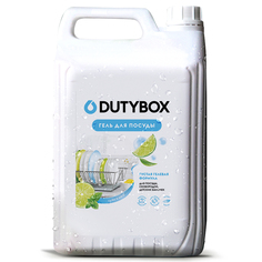 Средство гель для мытья посуды Dutybox 5л с ароматом лайма и мяты