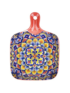 Блюдо сервировочное с ручкой Nouvelle Arabesque фарфор 22,5х16х3,5 см 860104