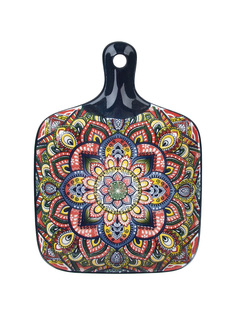 Блюдо сервировочное с ручкой Nouvelle Arabesque фарфор 22,5х16х3,5 см 860084