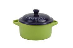 Форма для запекания K571GR-PL жульенница горшочек для духовки керамический 230мл No Brand