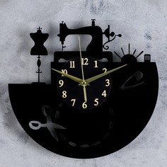 Часы настенные, серия: Интерьер, "Покрой", 30 х 30 см No Brand