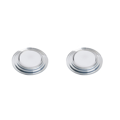 Светильник с подсветкой Feron 40524 GX53 CD5024 15W 4000К прозрачный хром круг 2 шт
