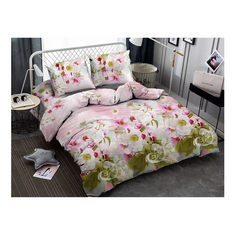 Комплект постельного белья Amore Mio BZ QR Fancy 1,5сп мако-сатин 70x70 разноцветный