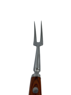 Вилка для мяса разделочная,Calve CL-3021 18см. нержавеющая сталь деревянная ручка