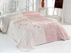 Плед из полиэстера KARVEN SUPER SOFT P948 EVLEN V4-B009 пудра 220х240