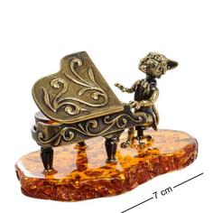 Фигурка Art East, Кот за роялем, 7 см