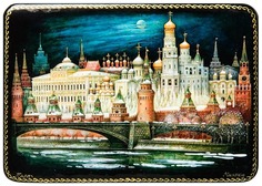 Шкатулка Московская ночь (ручная работа) Народные промыслы