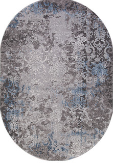 Ковер турецкий AkTs 240x340 см голубой