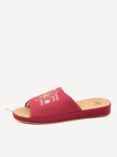 Тапочки женские Baden SA002-10 бордовые 40 RU