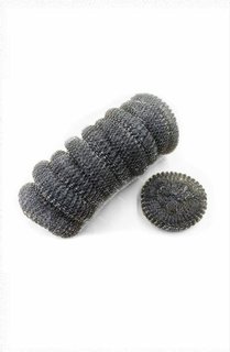 Набор губок для посуды U & V металлическая, 10 шт