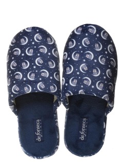 Тапочки женские de fonseca ROMA TOP I W710RU синие 40-41 RU