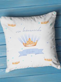 Подушка Его величество дедушка No Brand