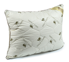 Подушка для сна Sn-Textile из верблюжьей шерсти тик Сахара 50х70
