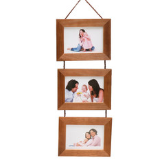 Фоторамка на 3 фото 10х15 подвесная 5N орех 2512356 Феникс Present