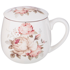 Набор из 3 предметов Кружка заварочная Lefard Мэрибель 420 мл, сито, крышка