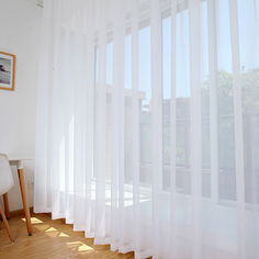 Тюль кружева вуаль шириной 600 см высотой 250 см цвет белый