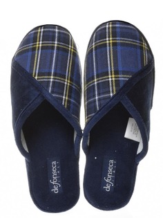 Тапочки женские de fonseca PALERMO W411 RU синие 41 RU