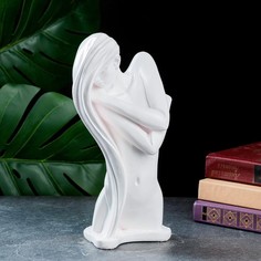 Хорошие сувениры Фигура "Девушка загадка" белая, 28см