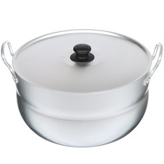 Кастрюля алюминий, 10 л, с крышкой, крышка алюминий, Калитва, 1100 Kalitva