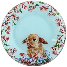 Тарелка обеденная Доляна «Кролик», d=23 см